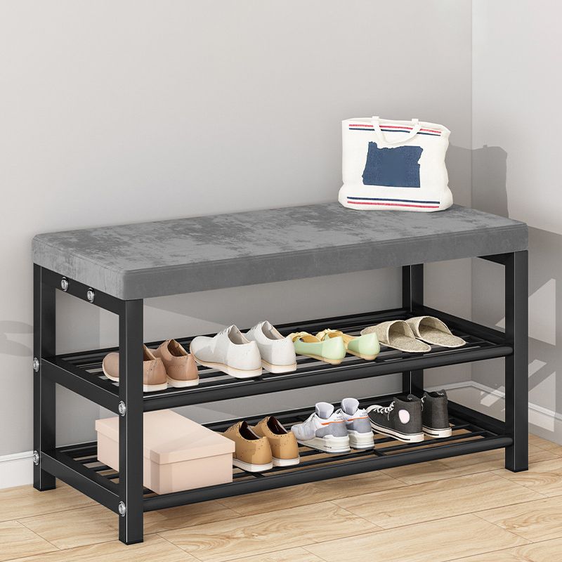 12.99 Inch Wide Industrial Cushioned Bench Foam Bench with Shoe Storage