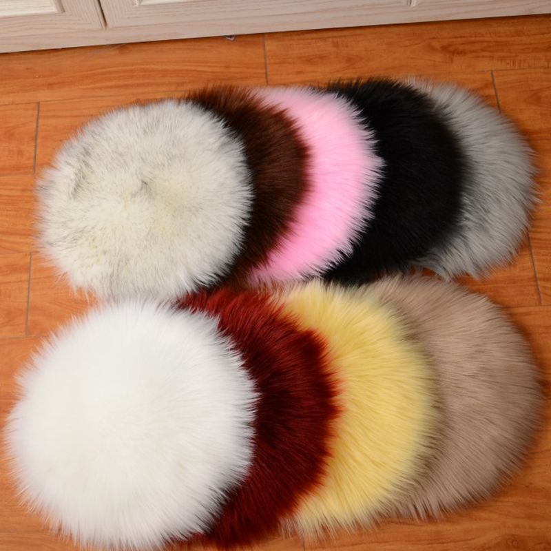 Beruhigende Feste Farbe Teppich Multi-Farb Fluffy Area Teppich nicht rutschtierfreundlich Easy Care Indoor Teppich für Dekoration