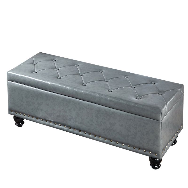 15.7" W Cushioned Bench Upholstered Mid-Century Modern Seating Bench