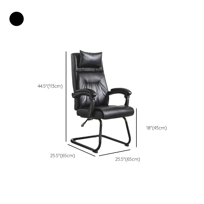 Padded Arms Modern Office Chair Tilt Mechanism No Distressing Ergonomic Chair