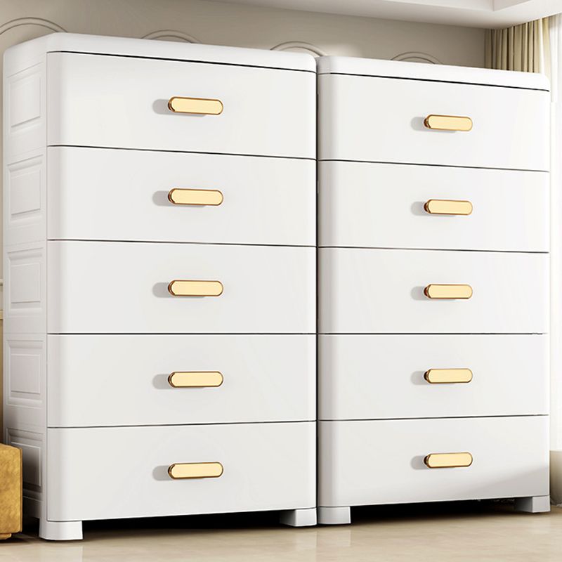 Modern Nursery Dresser Plastic Kids Furniture with Drawers for Bedroom