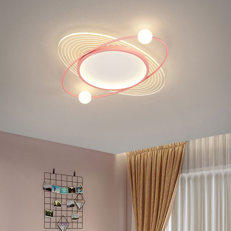 Kids Style Unique Shape Ceiling Fixtures Metal Ceiling Mounted Lights