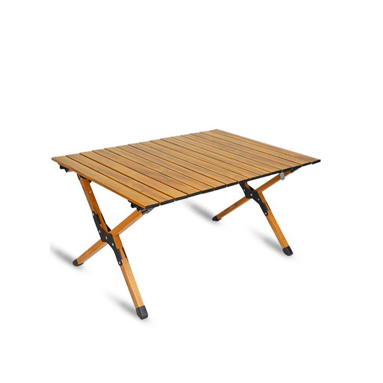 Modern Iron Folding Table Outdoor Removable Camping Table with Metal Frame