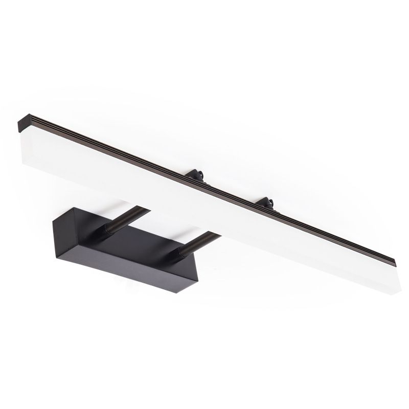 Luce da parete da bagno dritto Light Alluminio LED LED Nordic Sconce Lighting in nero