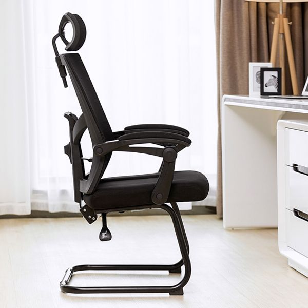 Modern Padded Arms Office Chair No Distressing Ergonomic Desk Chair