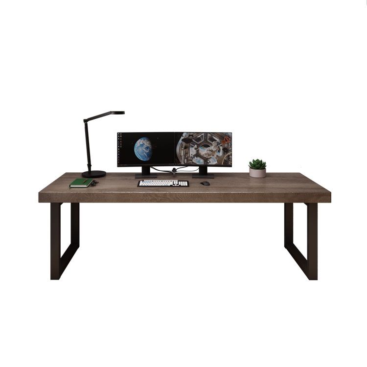 Industrial Style Office Desk Home Rectangular Wooden Desk for Home