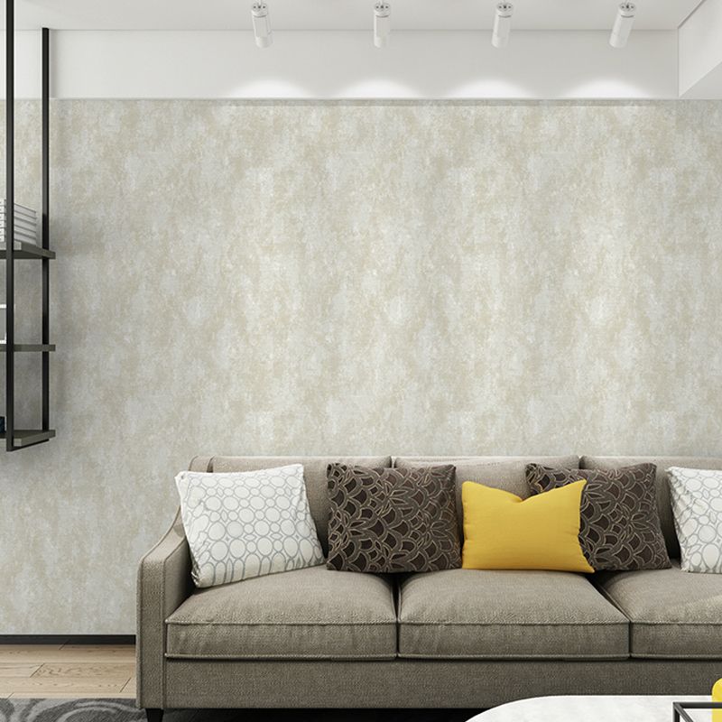 Non-Woven Washable Wallpaper Industrial Distressed Effect Wall Decor for Living Room