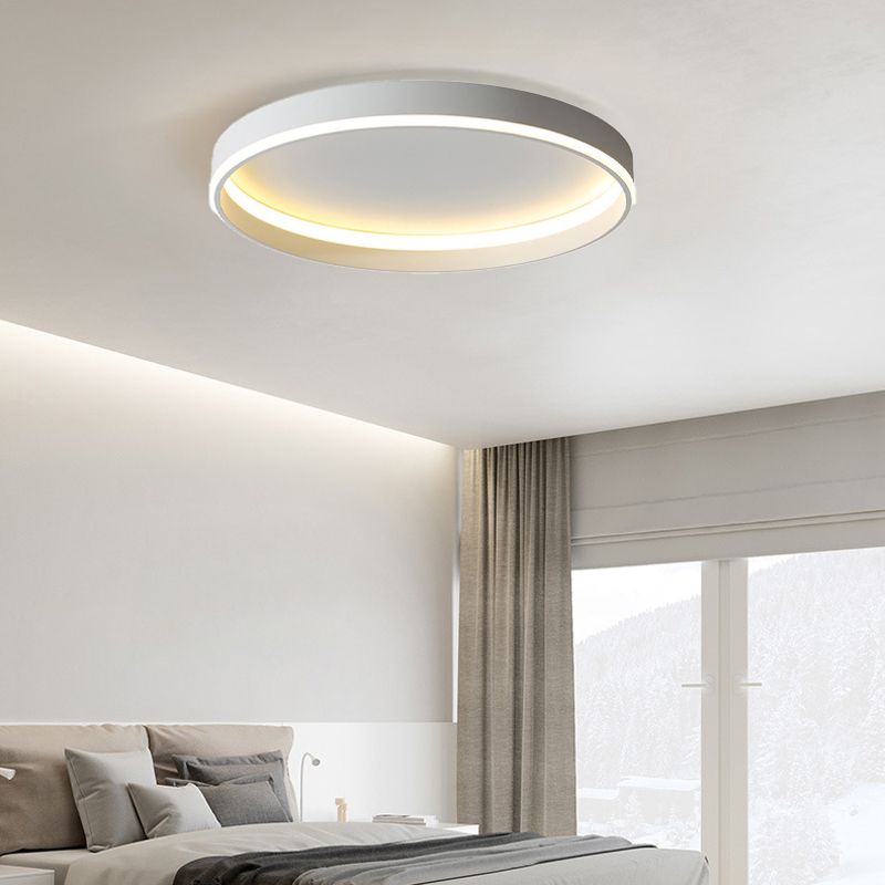 Modern White LED Ceiling Light Flush Mount Lighting for Kitchen Home