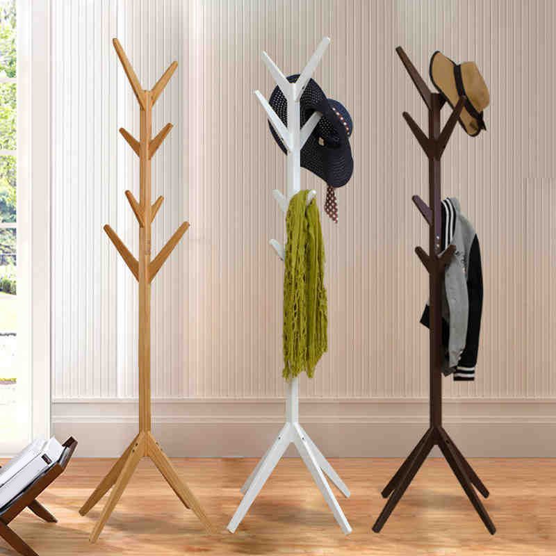 Contemporary Simple Hall Stand Wooden Free Standing Hall Stand with Hook