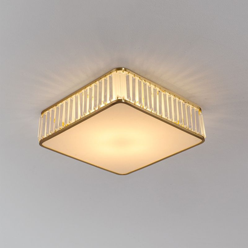 Modern Ceiling Lighting Crystal Multiple-Light Ceiling Mount Light Fixture