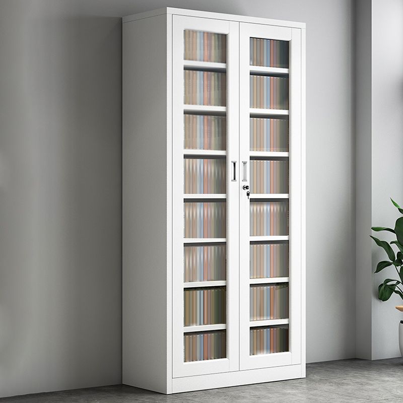 Fire-Resistant Filing Cabinet Vertical File Cabinet with Storage Shelves