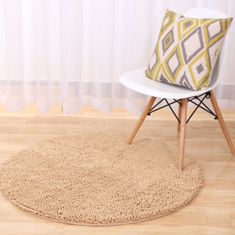 Tapis de décoration de maison relaxante de la zone de couleur unie multicolo