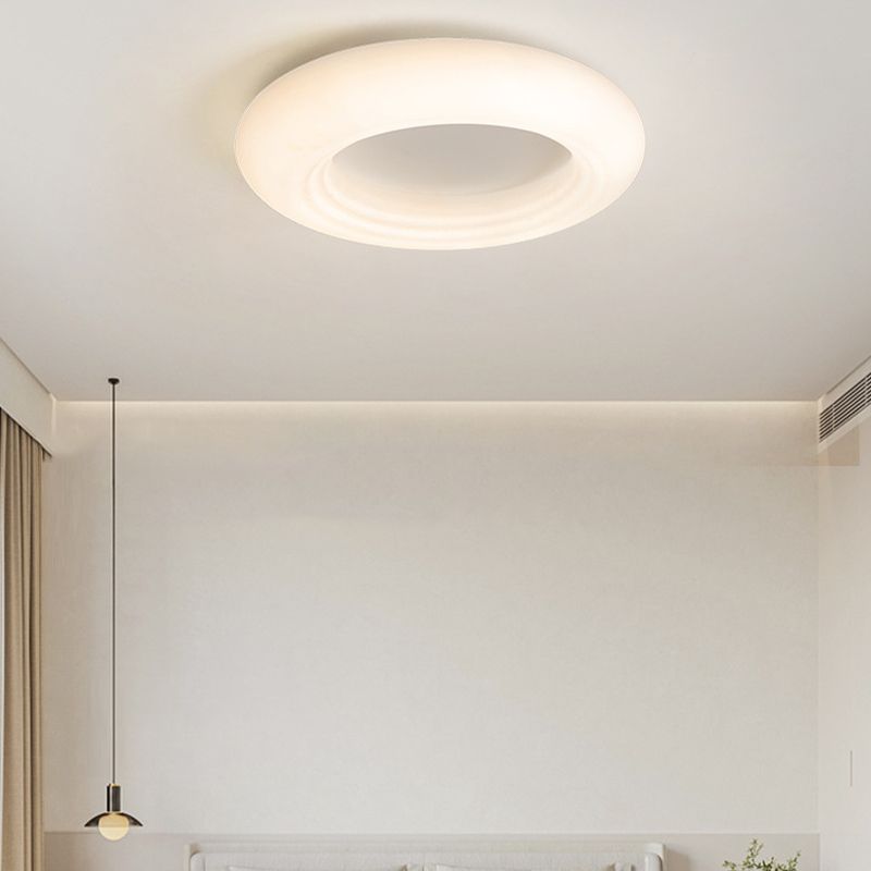 Modernism Flush Mount Ceiling Light White Flush Lighting for Bedroom