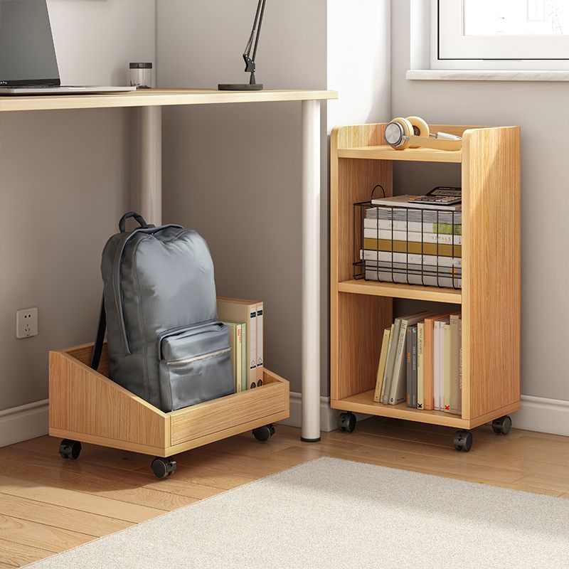 Wooden Bookcase Contemporary Style Book Shelf for Home Office