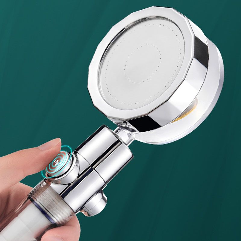 Contemporary Shower Head Handheld Shower Head Plastic Wall-Mount Round Shower Head Combo