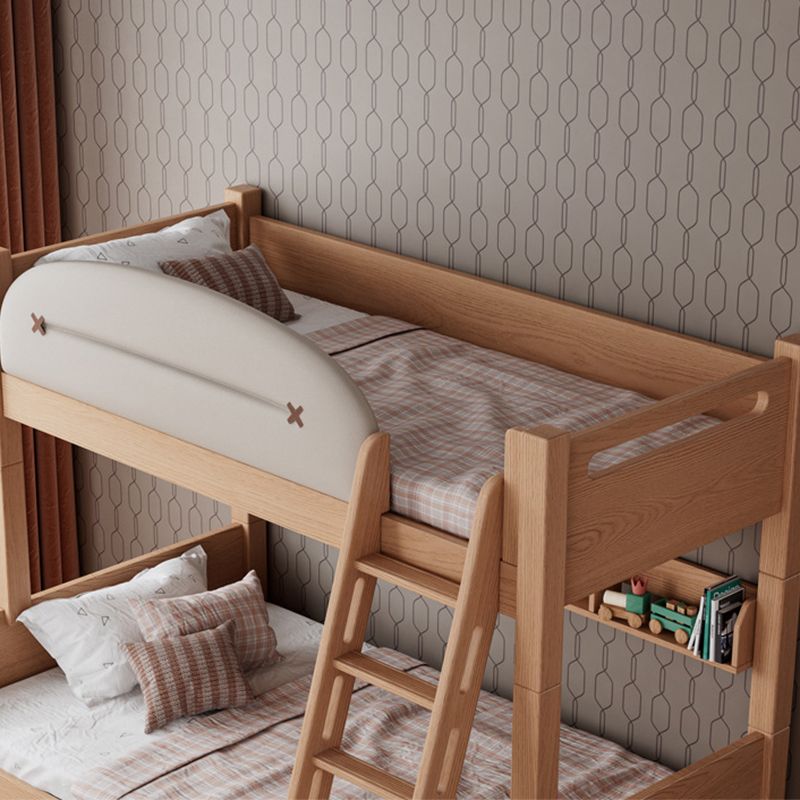 Contemporary Solid Wood Standard Bed Panel Headboard Kids Bed