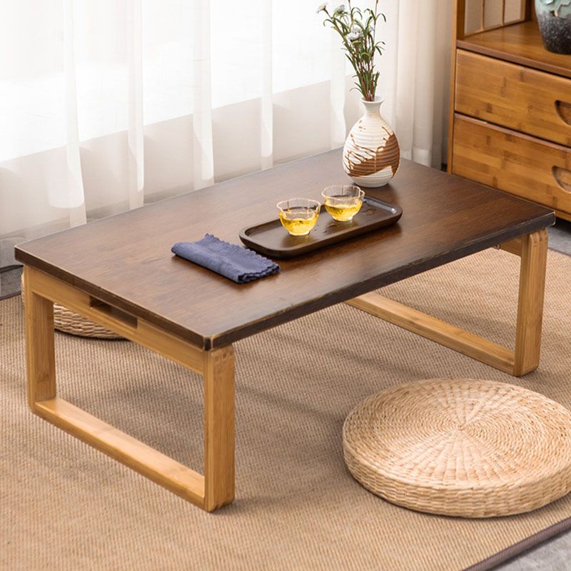 Wooden Sled Cocktail Table Scandinavian Folding Coffee Table