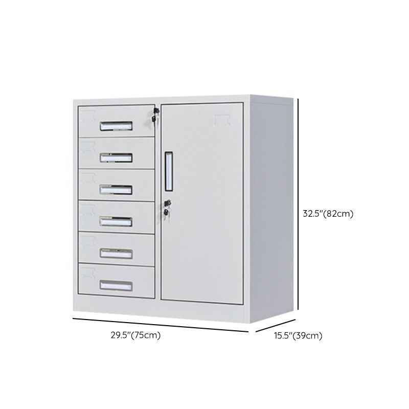 Industrial Cabinet Metal Locking Drawers and Storage Shelves File Cabinet