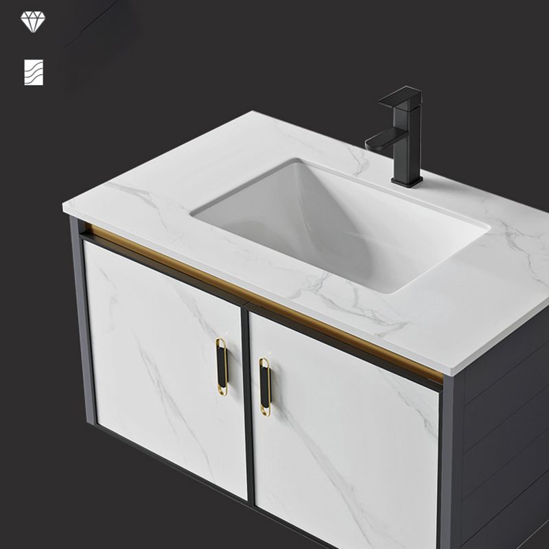 Modern Style Bath Vanity Dirt Resistant Wall Mount Bath Vanity with Faucet