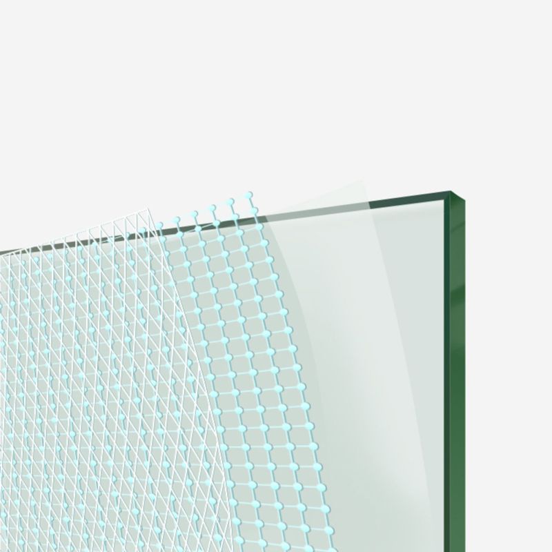 Frameless Glass Partition Bathroom Screen, Minimalist Bathroom Half Partition Glass Panel