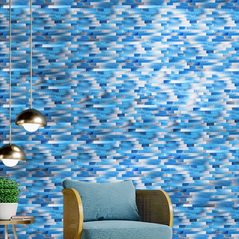 Waterproof Peel & Stick Subway Tile Square Shape Subway Tile Wallpaper