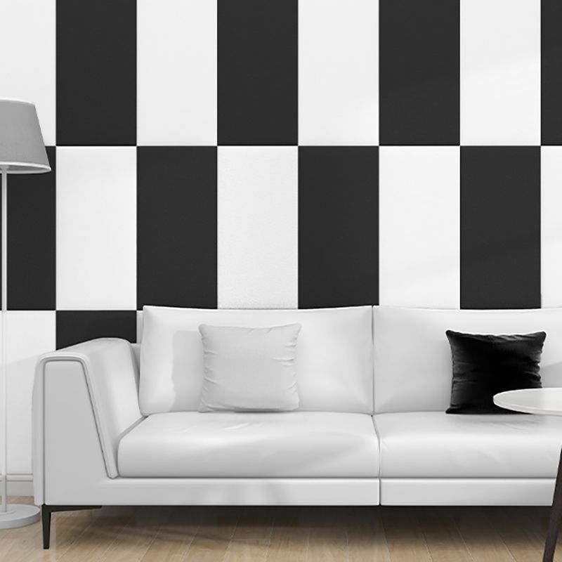 Modern Style Wall Paneling Peel and Stick Wall Paneling with Upholstered