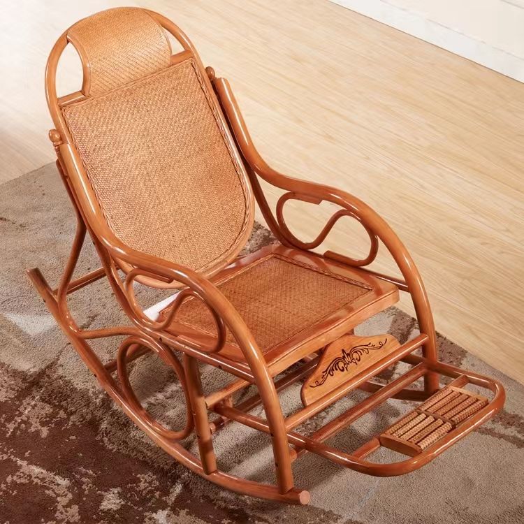 Mid Century Modern Chaise Leisure Lazy Sofa Chair Family Single Rocking Chair
