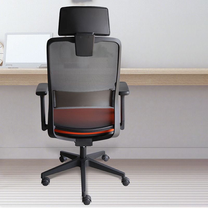 Modern Desk Chair Mesh Ergonomic Conference Chair Mid-Back Chair with Wheels