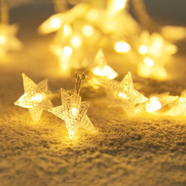 Plastic LED Decorative Lights in Modern Artistic Style Starry Outdoor Festive Lamp