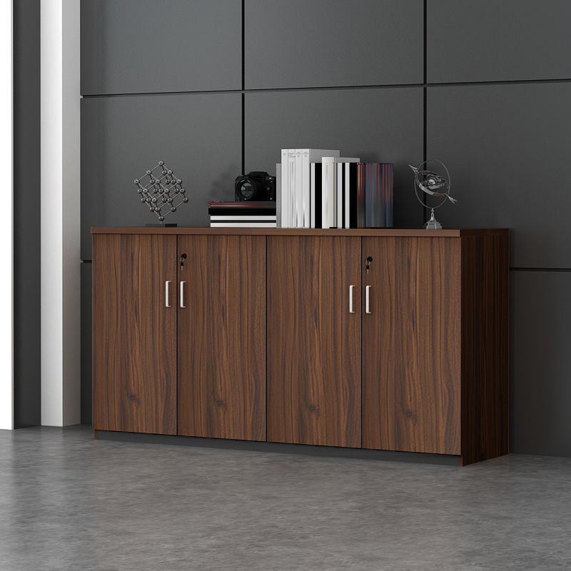 Engineered Wood Contemporary File Cabinet Lateral Cabinet with Storage