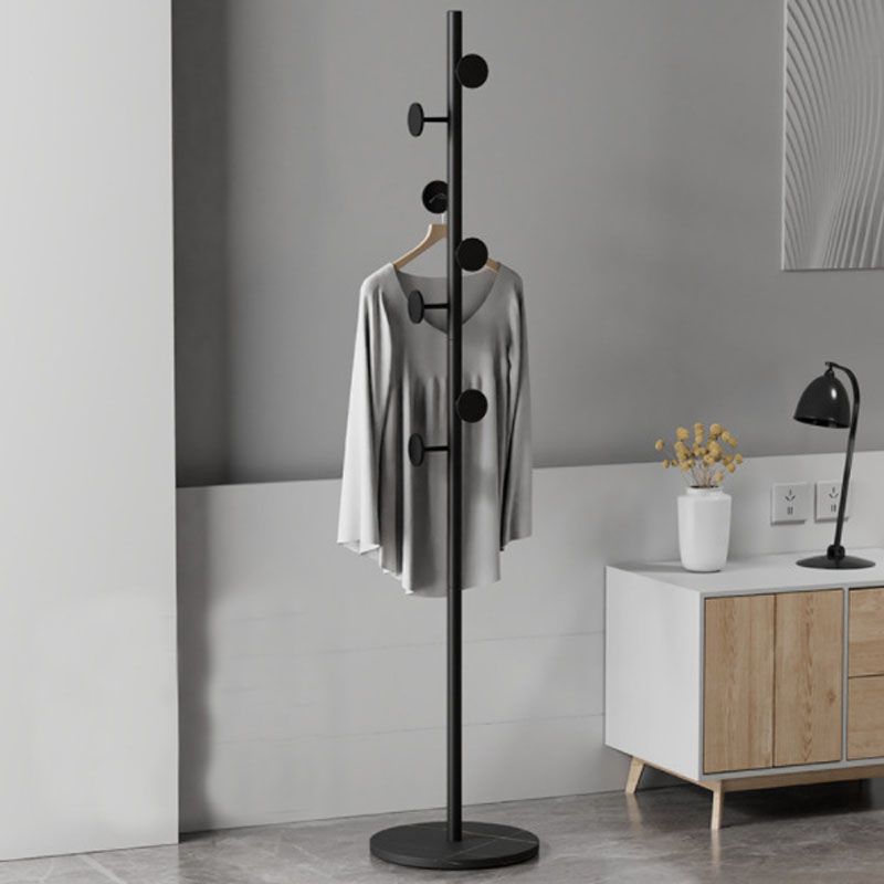 Modern Hall Tree Metal Free Standing Entryway Coat Rack Hall Stand