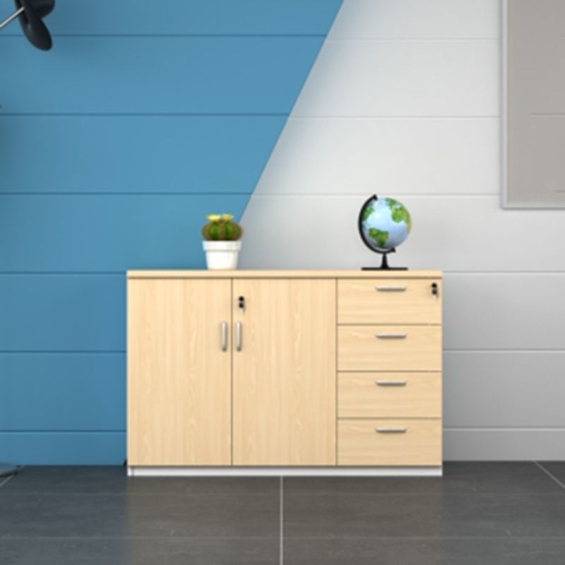 Wood Filing Cabinet Contemporary  Cabinet with Storage for Home or Office