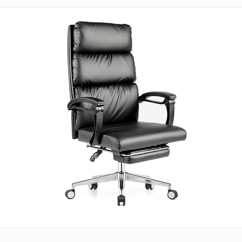 Black Contemporary Executive Chair Slide Tufted Managers Chair