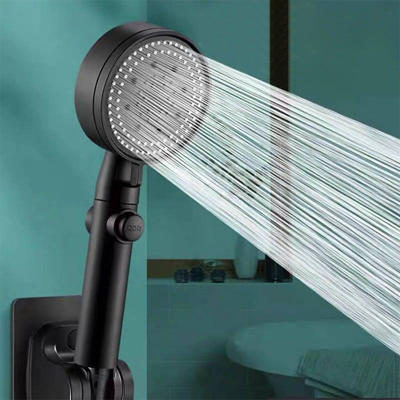 Contemporary Shower Head Handheld Shower Head Wall-Mount Round Plastic Shower Head Combo