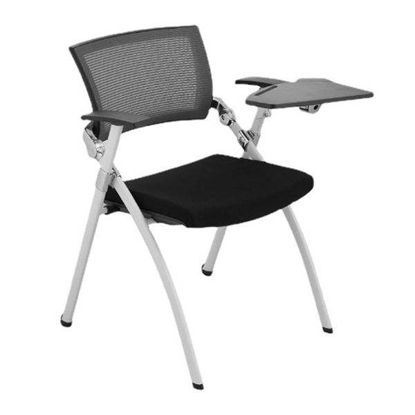 CorLiving Workspace Desk Chair in White Frame Conference Chair