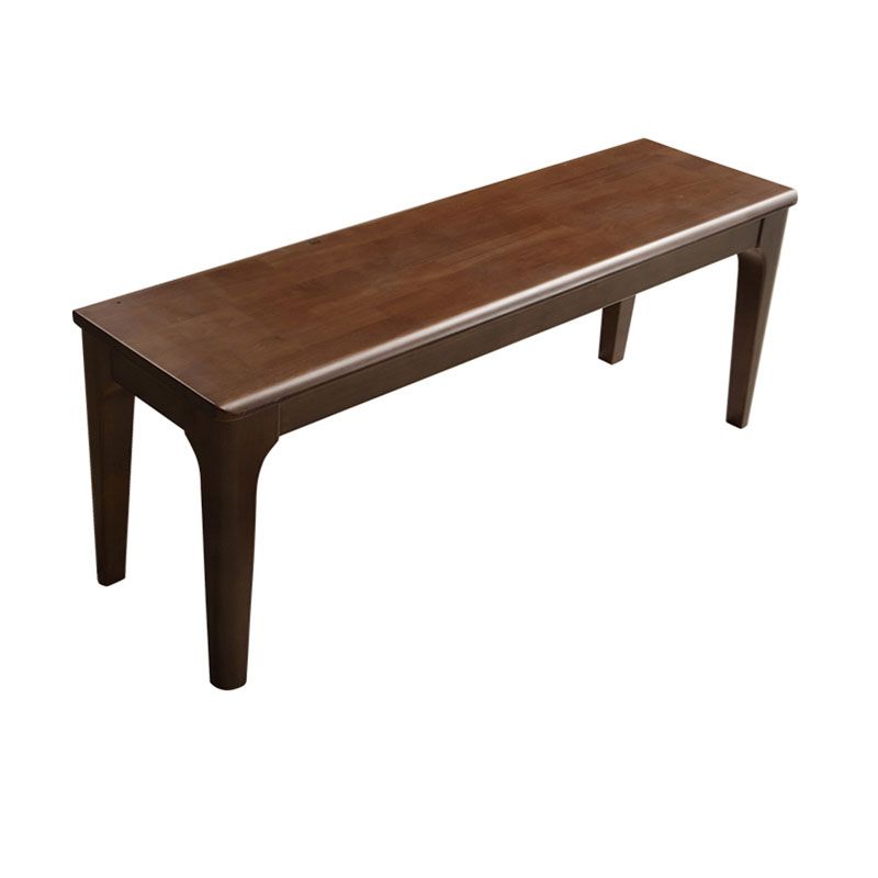 17.55-inch Height Solid Wood Bedroom Bench Solid Color Seating Bench