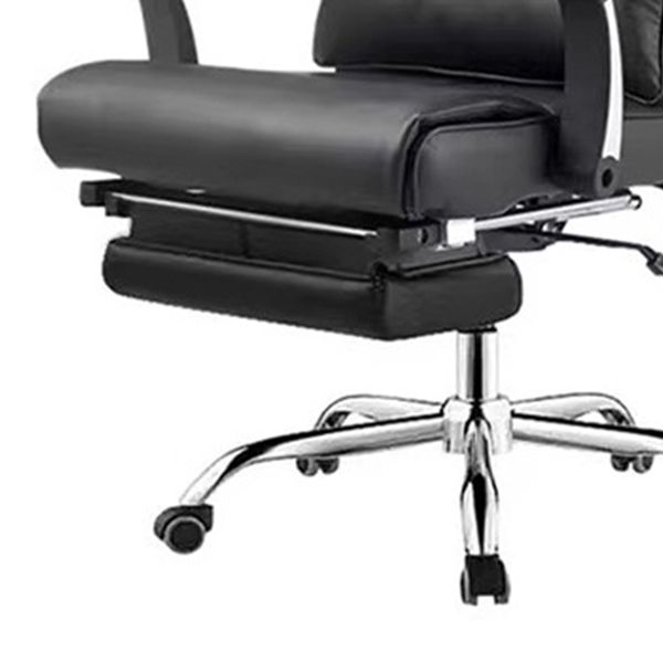 Contemporary Office Chair Tilt Mechanism Footrest Pillow Included Executive Chair