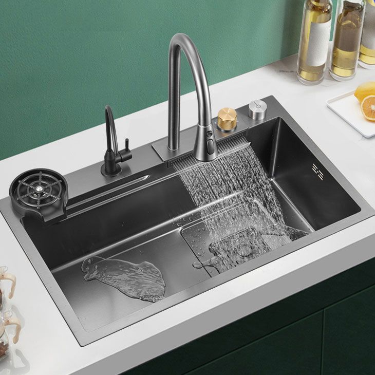 Modern Kitchen Sink Single Basin Kitchen Sink with Soundproofing