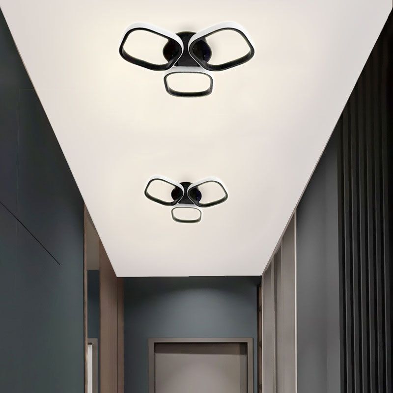 Modern Flush Mount Ceiling Light Metal Flush Mount Lighting for Hallway