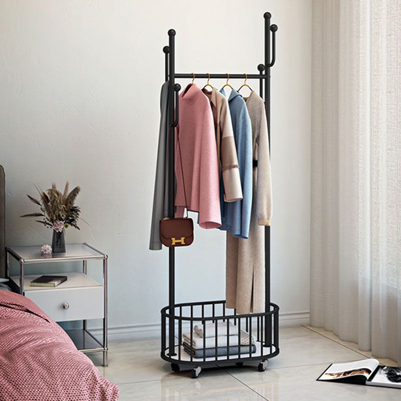 Coat Hanger Hanging Hooks Storage Shelf Free Standing Coat Rack