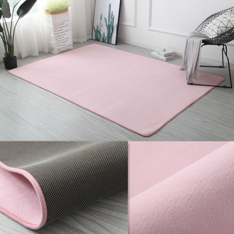 Tapis nature simple multi-couleurs Polyster Responsie relaxante Tapis de tapis sans glipage Déliste à intérieur lavable facile pour le salon