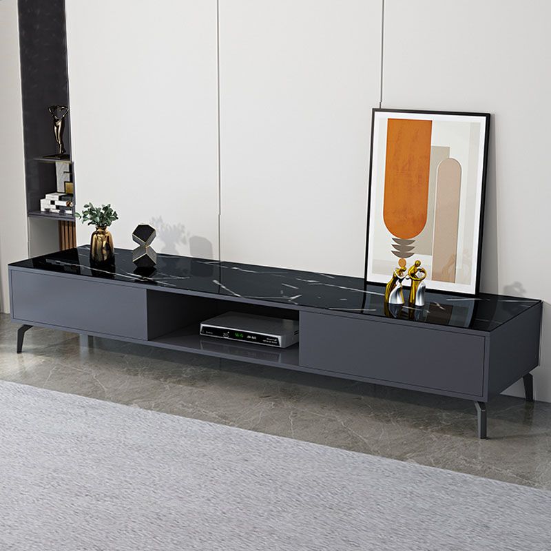 TV Cabinet Simple Modern Light Luxury Living Room Combination Tempered Glass TV Stand