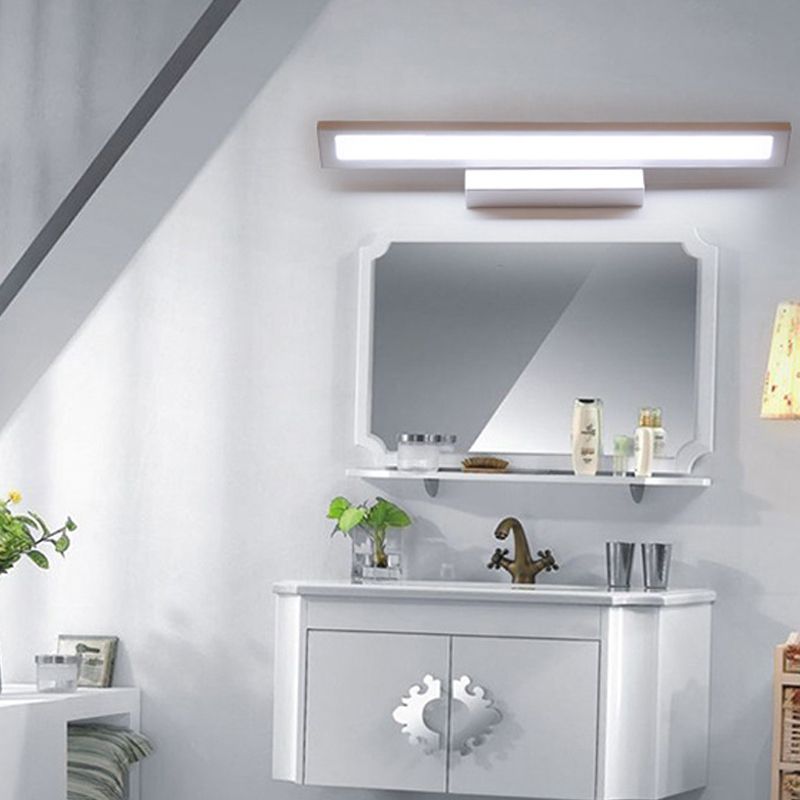 Rectangle Sconce Light Fixture Minimalist Metal LED Wall Lighting Fixture