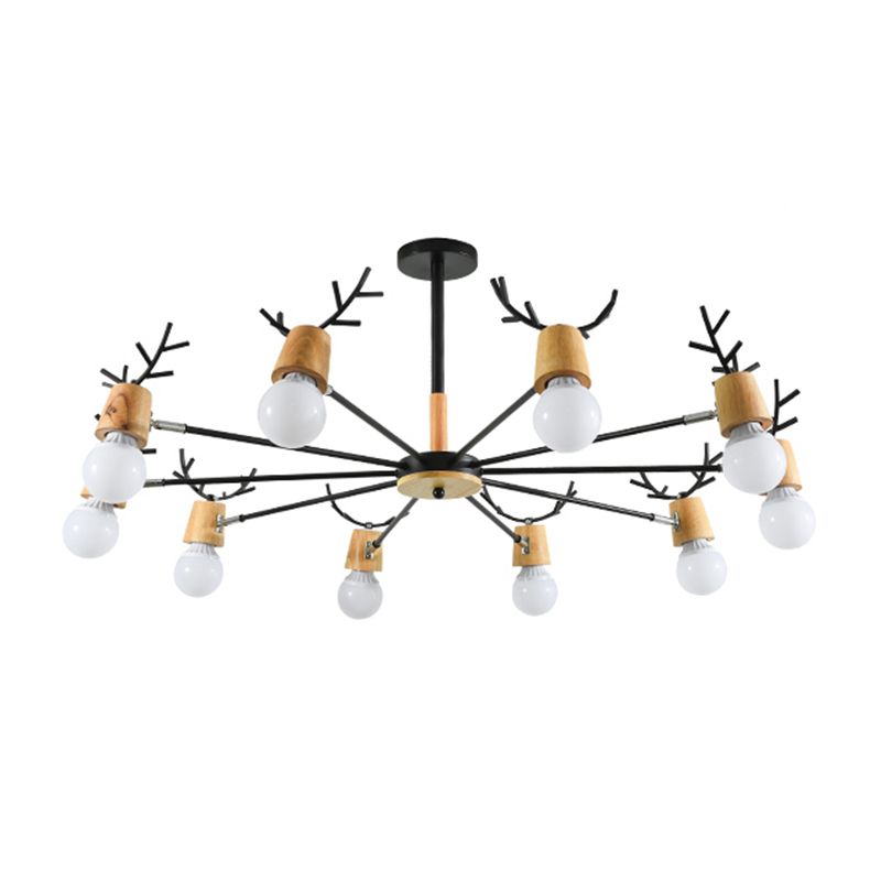 Chandelier de style moderne Metal Multi Light Hanging Lamping pour restaurant