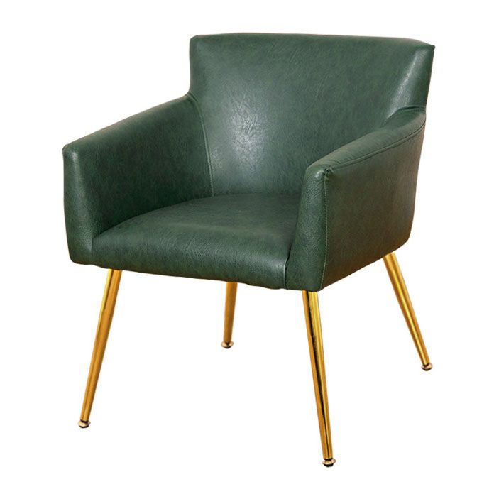 Modern Faux Leather Dining Chair Parsons Chair in Matte Finish for Home