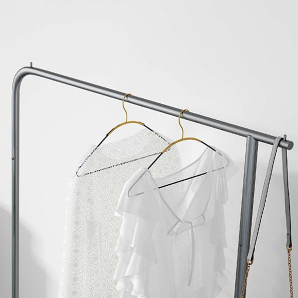 Contemporary Plain Clothes Hanger Free Standing Metal Coat Rack