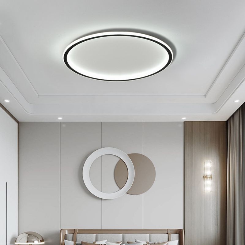 Nordic Creative Ultra-thin LED Lamp Flush Mount Ceiling Light for Living Room