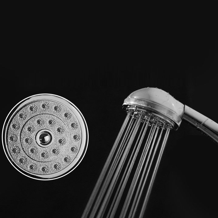 Contemporary Shower Head Metal Handheld Shower Head with Adjustable Water Flow