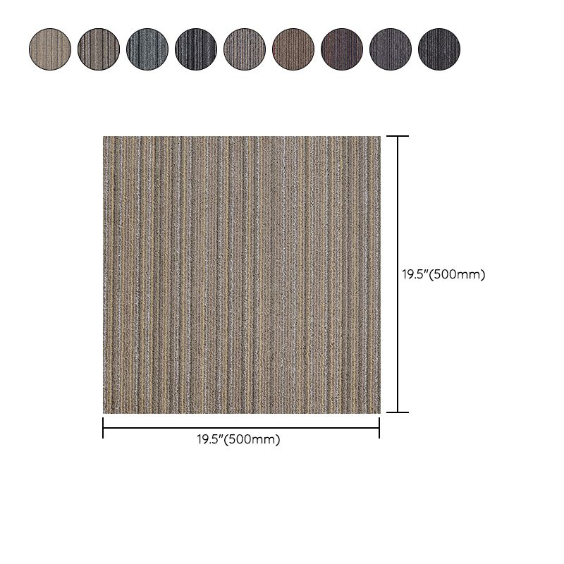 Level Loop Carpet Tile Dark Color Non-Skid Self Adhesive Indoor Carpet Tiles