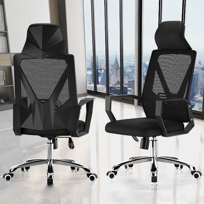 Modern Swivel Conference Chair Adjustable Seat Height Chair with Caster Wheels